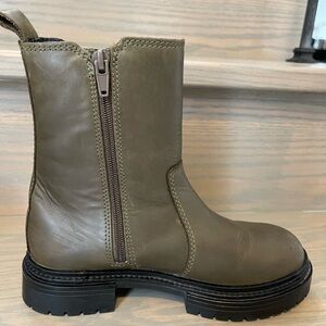 Zara marine green boots